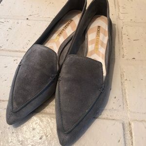 Nicholas Kirkwood Gray Flat